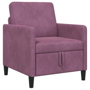 vidaXL Sofa s pohranom Ljubičasta 72 x 78 x 87 cm Poliester