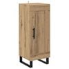 vidaXL Highboard Umjetnički hrast 34,5 x 34 x 180 cm Konstruirano drvo