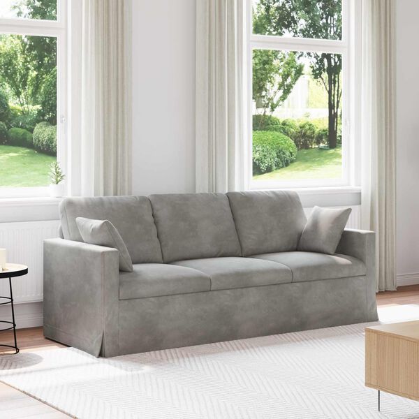 vidaXL Sofa Svijetlo siva