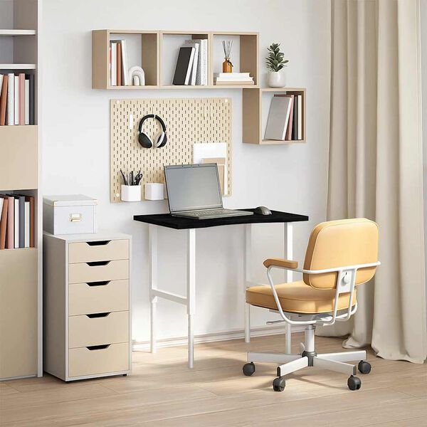 vidaXL Ploča za radni stol tamnosmeđa 80x60x2,5 cm drveni pravokutni