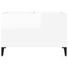 vidaXL Ormarić za ploče sjajni bijeli 74,5x38x48 cm konstruirano drvo