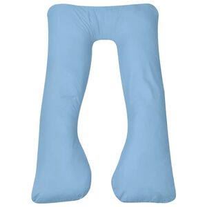 vidaXL Jastuk za trudnice 90x145 cm Svijetlo Plavi