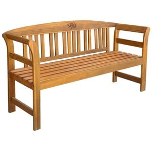vidaXL Vrtna klupa 157 cm od masivnog bagremovog drva