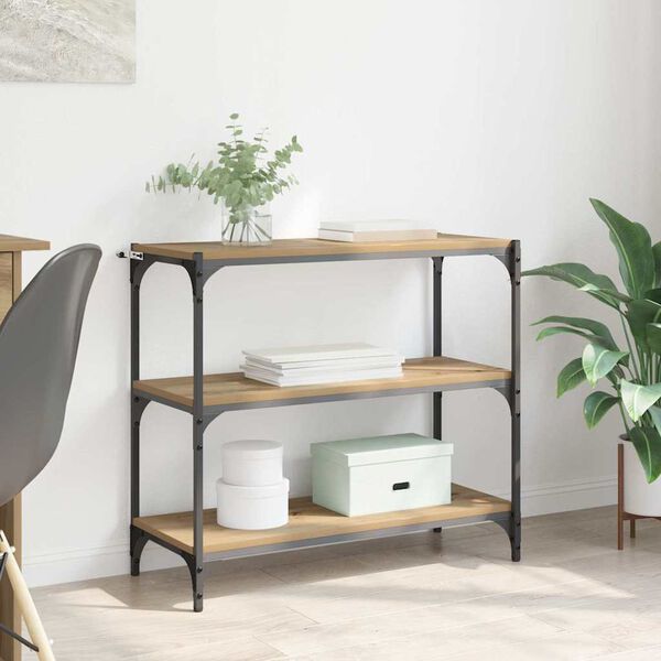 vidaXL Ormarić za knjige Umjetnički hrast 80 x 33 x 70,5 cm