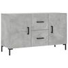 vidaXL Komoda siva boja betona 100x36x60 cm od konstruiranog drva