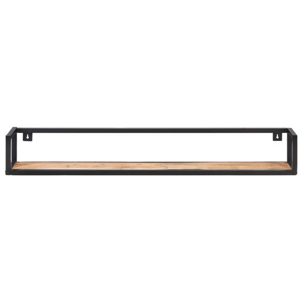 vidaXL Zidne police 2 kom 120 cm od masivnog bagremovog drva