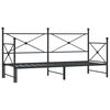 vidaXL Krevet na rasklapanje bez madraca crni 90x190 cm čelik