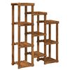vidaXL Stalak za biljke Prirodna 85 x 30 x 114,5 cm