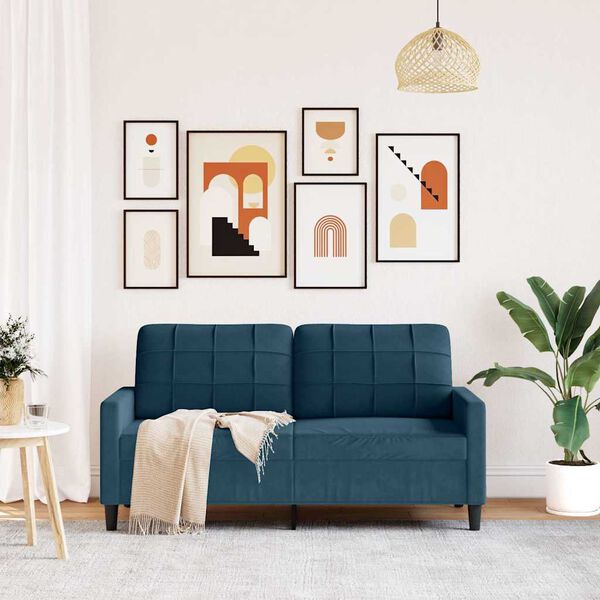 vidaXL Dvosjed plavi 140 cm bar&scaron;unasti