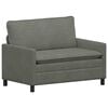 vidaXL Sofa Svjetlosiva 126 x 81 x 87,5 cm Tkanina