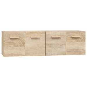 vidaXL Zidni ormarići 2 kom boja hrasta sonome 60x36,5x35 cm drveni