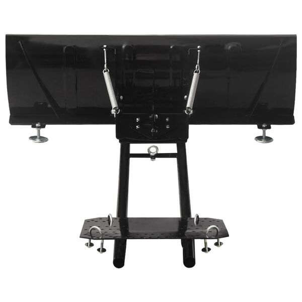 vidaXL Ralica za snijeg za ATV 115 x 38 cm crna