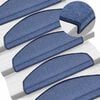vidaXL Prostirke za stepenice 10 kom 65x24x4 cm plave poluokrugle velike