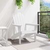 vidaXL Adirondack stolica Bijelo 82 x 74 x 92 cm HDPE