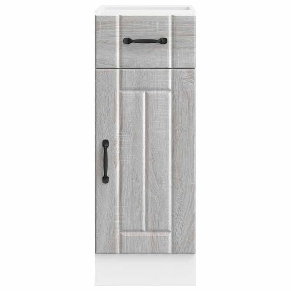 vidaXL Donji kuhinjski ormarić Lucca boja hrasta konstruirano drvo