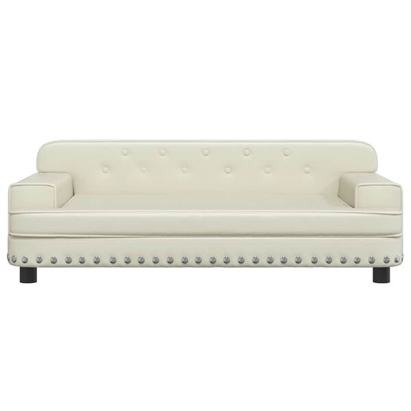 vidaXL Krevet za pse krem 90 x 53 x 30 cm od umjetne kože