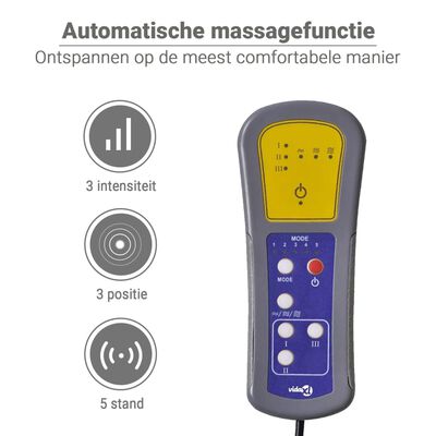 vidaXL Električni masažni naslonjač na podizanje od baršunasti krem