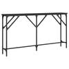 vidaXL Konzolni stol crni 140 x 23 x 75 cm od konstruiranog drva