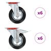 vidaXL Okretni kotačići 12 kom 160 mm