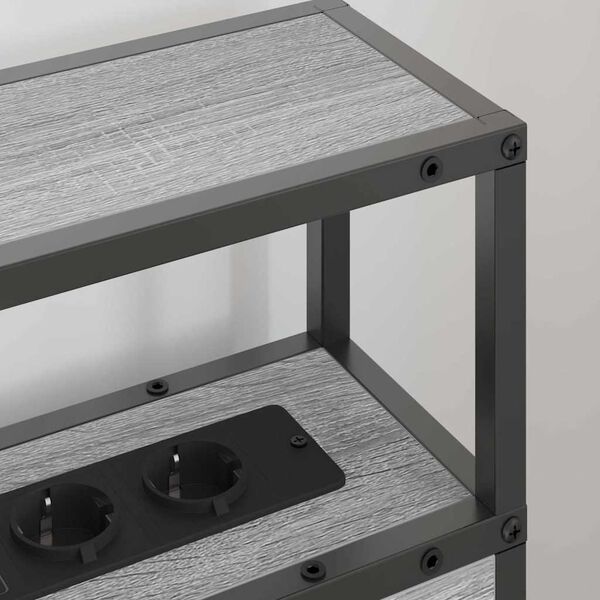 vidaXL Skladi&scaron;no uzglavlje Sivi hrast sonoma 100 cm Konstruirano drvo