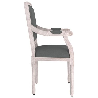 vidaXL Fotelja tamnosiva 54 x 59 x 99 cm od tkanine