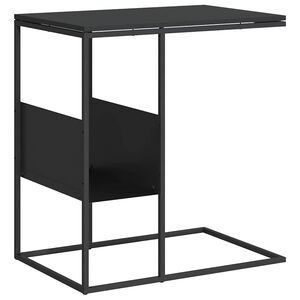 vidaXL Bočni stolić crna 55 x 36 x 59,5 cm od konstruiranog drva