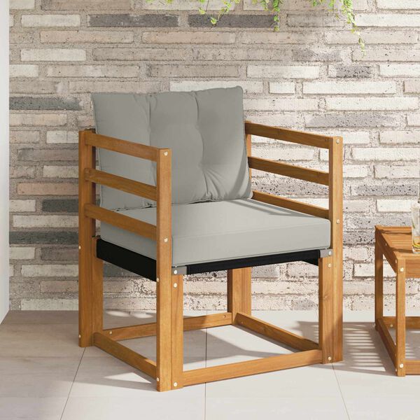 vidaXL Set vanjskih sofa Čvrsto drvo akacije i Textilene