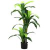 vidaXL Umjetno stablo Dracaena 36 listova 120 cm zeleno