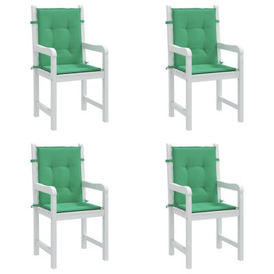 vidaXL Jastuci za vrtne stolice 4 kom zeleni 100x50x3 cm od tkanine