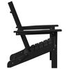 vidaXL Sklopiva Adirondack stolica Crna 80,5 x 74,5 x 92 cm HDPE