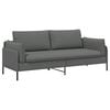 vidaXL Sofa za 3 osobe Tamnosiva 222 x 81 x 89 cm Tkanina