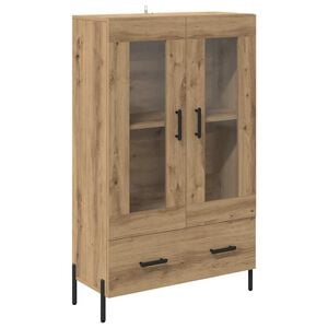 vidaXL Highboard CORONA Umjetnički hrast 69,5 x 31 x 115 cm