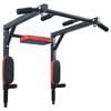 VidaXL Stalak za zgibove i dipove Crna i crvena 89 x 59 x 70 cm