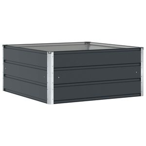 vidaXL Sadilica Antracit 100 x 100 x 45 cm Čelik