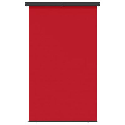 vidaXL Balkonska bočna tenda 175 x 250 cm crvena
