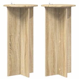 vidaXL Stalak za biljke 2 pcs Hrast sonoma 40 x 40 x 80 cm