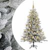 vidaXL Umjetno božićno drvce s kuglicom 120 cm 150 LED lampica