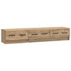 vidaXL TV ormar Hrast artisan 147 x 34,5 x 27 cm Konstruirano drvo