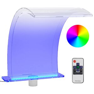 vidaXL Fontana za bazen s RGB LED svjetlima akrilna 50 cm