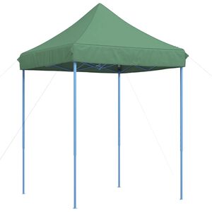 vidaXL Sklopivi prigodni &scaron;ator za zabave zeleni 200x200x306 cm