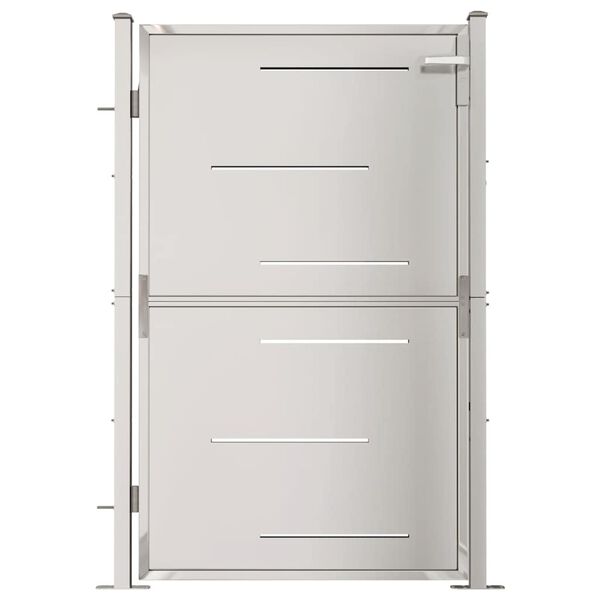 vidaXL Vrtna vrata 100x145 cm nehrđajući čelik