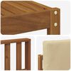 vidaXL Set vanjskih sofa s jastukom 7 pcs Prirodna i bež