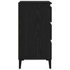 vidaXL Kreveta s ladicama Crni hrast 60 x 35 x 70 cm Konstruirano drvo