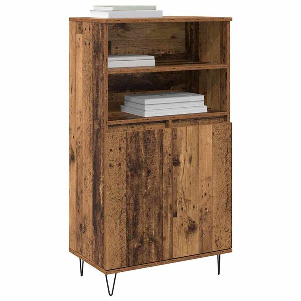 vidaXL Highboard Smeđa 60 x 36 x 110 cm Konstruirano drvo