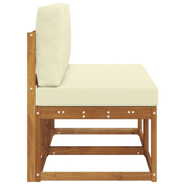 vidaXL 2 Komad Srednja sofa za van Čvrsto drvo akacije