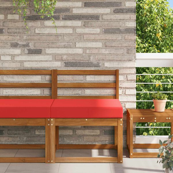 vidaXL Jastuk za vanjsku sofU Crvena 60 x 60 x 8 cm Poliester