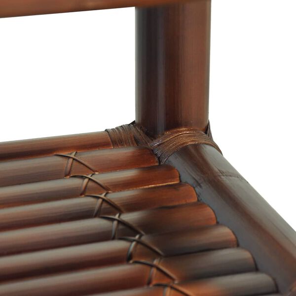 vidaXL Noćni ormarić od bambusa 40 x 40 x 40 cm tamnosmeđi