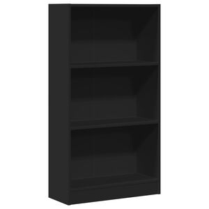 vidaXL Regal za knjige crni 60x24x109 cm od konstruiranog drva