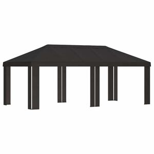 vidaXL Gazebo Pokrivač 6 x 3 m Antracit Poliester 190