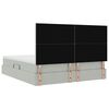 vidaXL Krevet s od storage Svijetlo siva 200 x 200 cm Bar&scaron;un